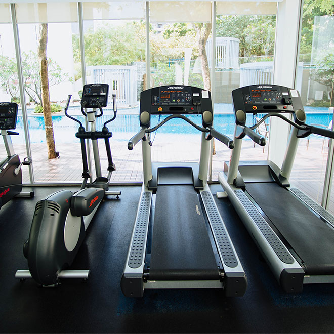 Fitness equipment bearings