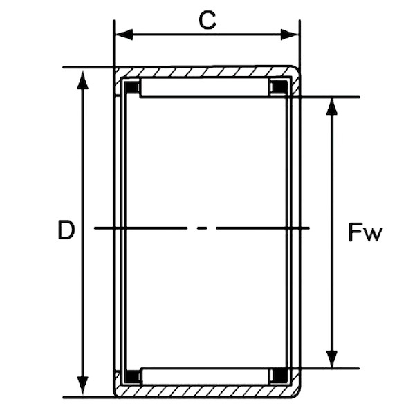 needle bearing size chart