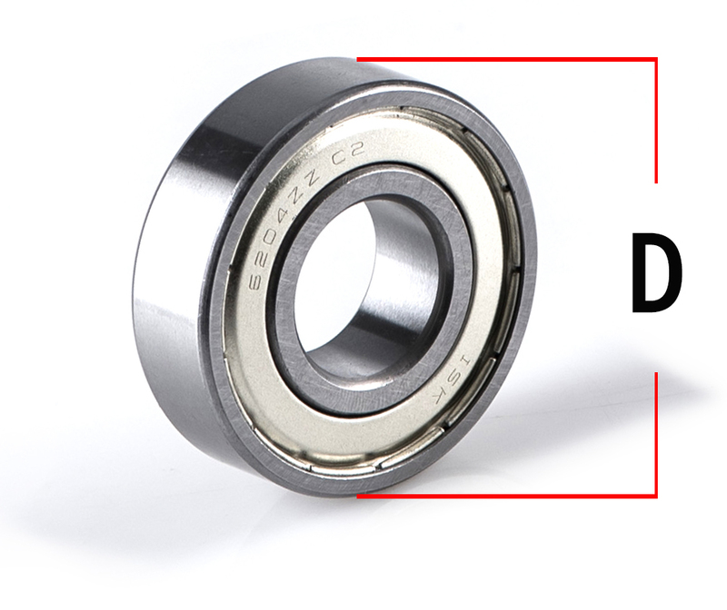 6204 bearing dimensions